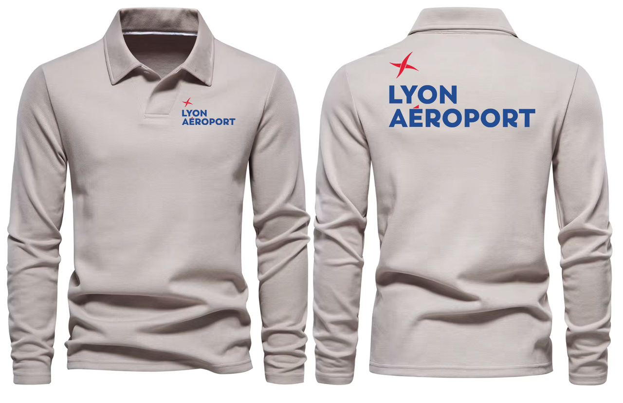 LYON AIRPORT LONG SLEEVE  POLO