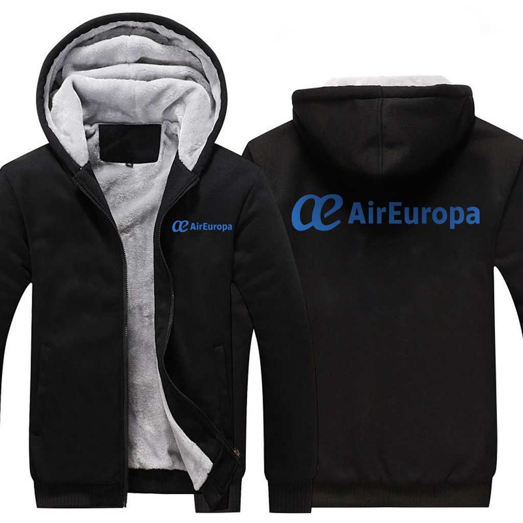 EUROPA AIRLINES  JACKETS FLEECE SWEATSHIRT