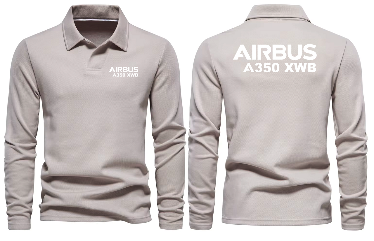 AIRBUS A350 WXB  LONG SLEEVE  POLO