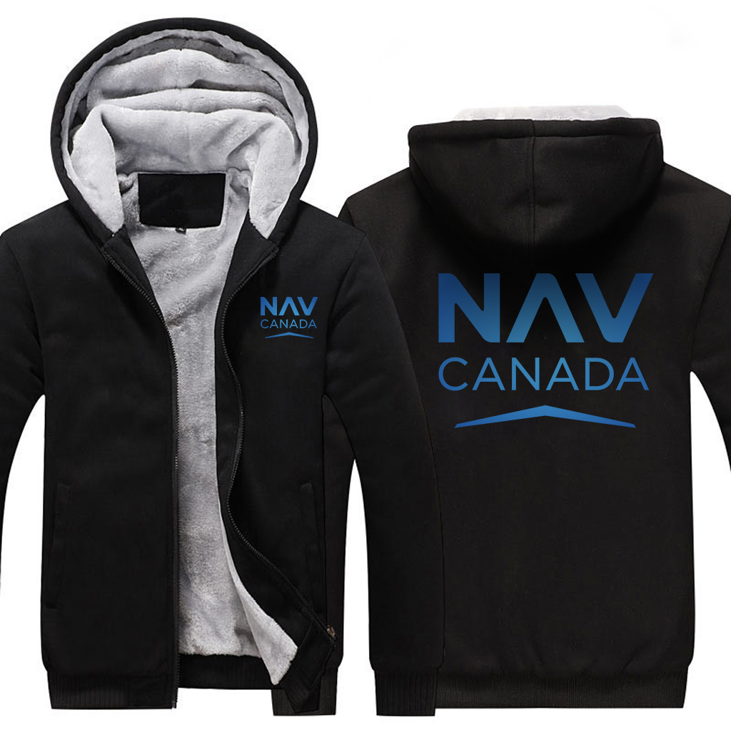 NAV CANADA AIRLINES JACKETS FLEECE SWEATSHIRT