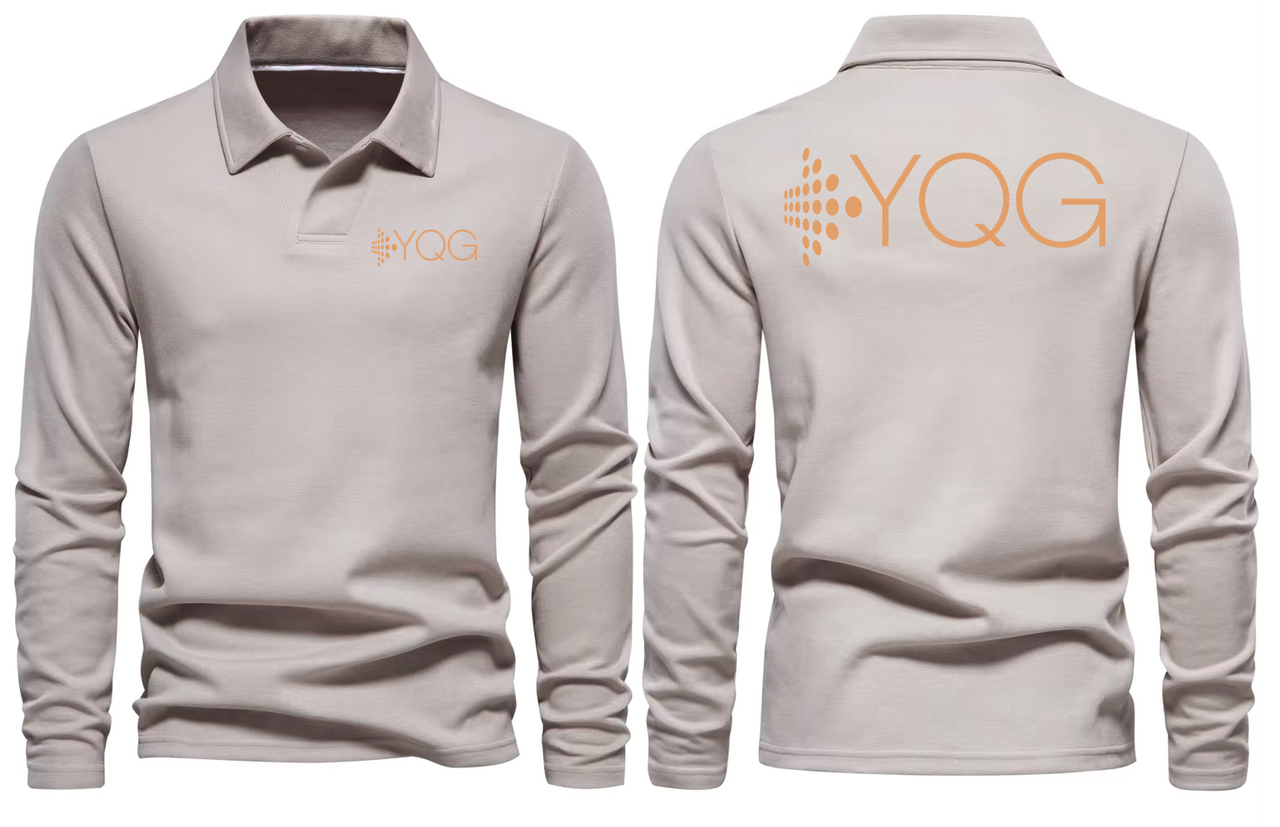 YQG AIRPORT LONG SLEEVE  POLO