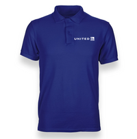 Thumbnail for a blue polo shirt with the united logo on it