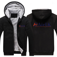 Thumbnail for UK AIRLINES JACKETS FLEECE SWEATSHIRT