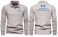 Thumbnail for SACRAMENTO AIRPORT LONG SLEEVE  POLO