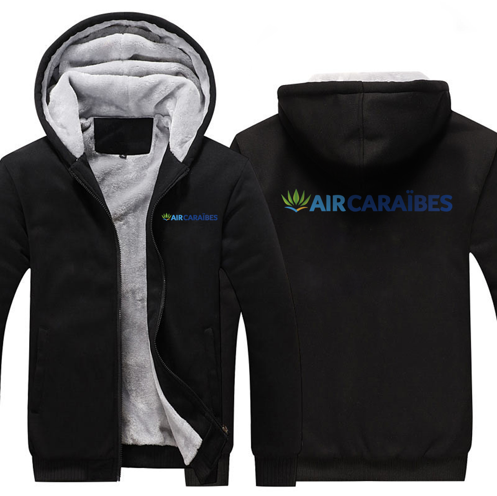 CARAIBES AIRLINES JACKETS FLEECE SWEATSHIRT