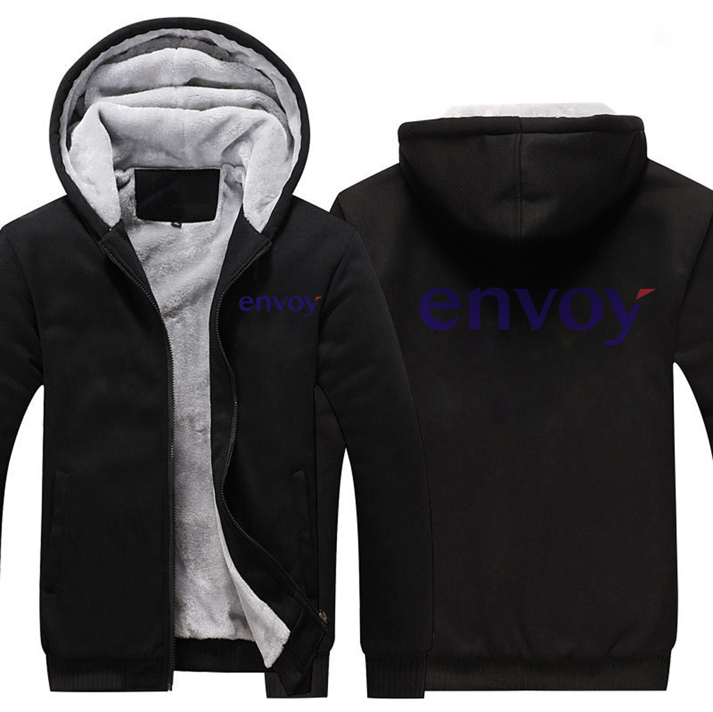 ENVOY AIRLINES  JACKETS FLEECE SWEATSHIRT