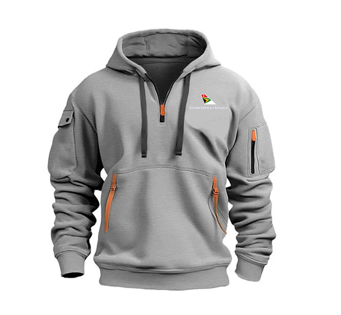 SOUTH AFRICA AIRWAYS AIRLINE HOODED JACKET PULLOVER