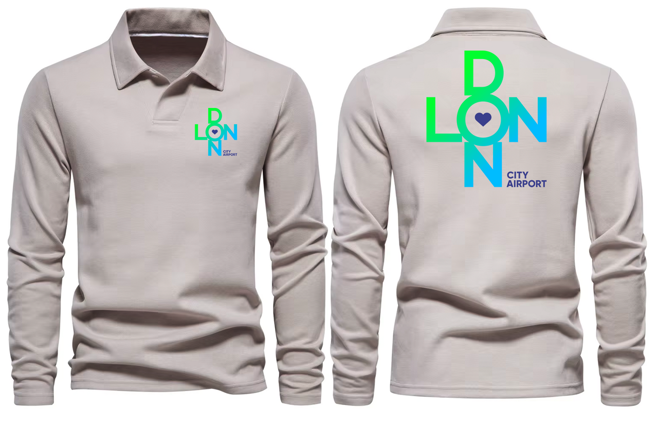 LONDON AIRPORT LONG SLEEVE  POLO