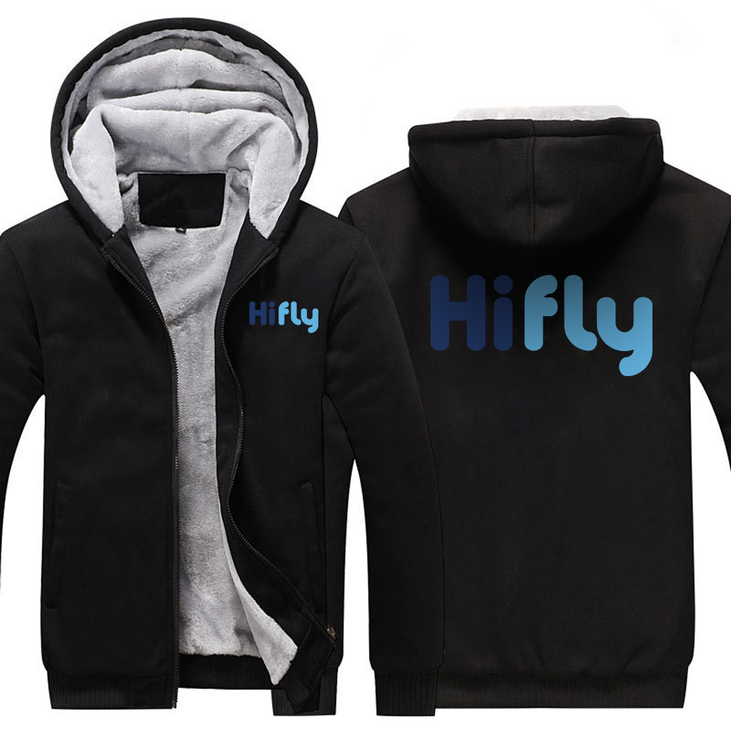 HIFLY AIRLINES JACKETS FLEECE SWEATSHIRT