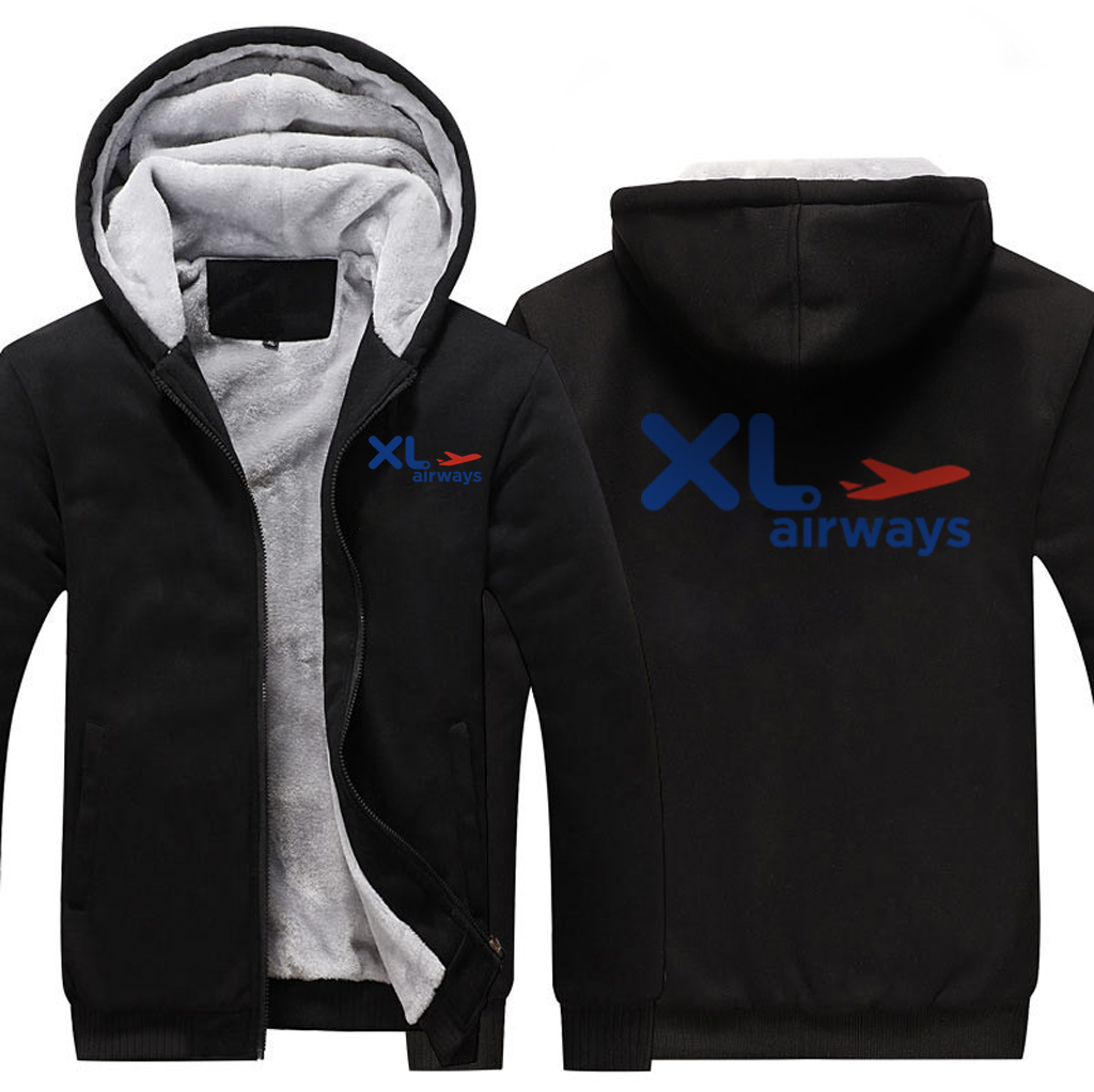 XL AIRLINES  JACKETS FLEECE SWEATSHIRT