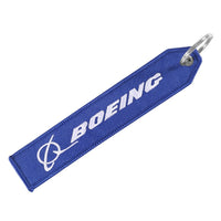 Thumbnail for 5 PCS BLUE BOEING KEYCHAIN EMBROIDERY KEY RING CHAIN - PILOTSX