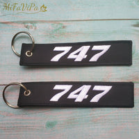 Thumbnail for 50 PCS BOEING 747 EMBROIDERY KEY CHAIN - PILOTSX