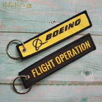 Thumbnail for 50 PCS BOEING FLIGHT OPERATION EMBROIDERY KEY CHAIN - PILOTSX