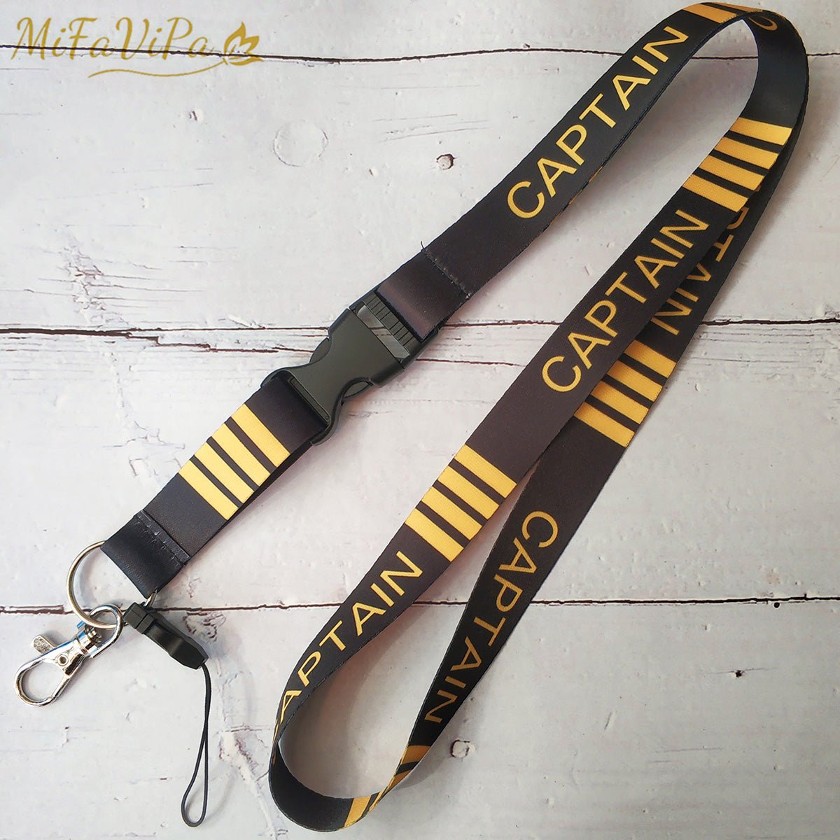 50 PCS FASHION TRINKET CAPTAIN LANYARDS NECK STRAP PHONE CHAVEIRO KEYCHAIN - PILOTSX