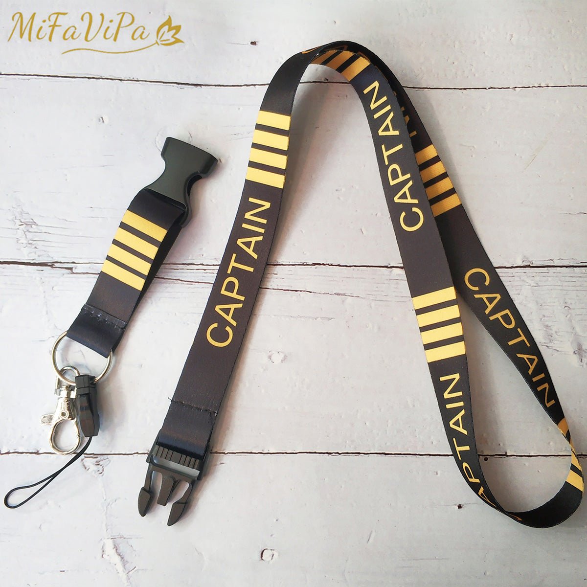 50 PCS FASHION TRINKET CAPTAIN LANYARDS NECK STRAP PHONE CHAVEIRO KEYCHAIN - PILOTSX