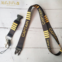 Thumbnail for 50 PCS FASHION TRINKET CAPTAIN LANYARDS NECK STRAP PHONE CHAVEIRO KEYCHAIN - PILOTSX