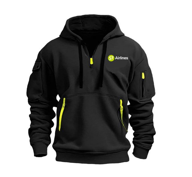 S7 AIRLINE HOODED JACKET PULLOVER