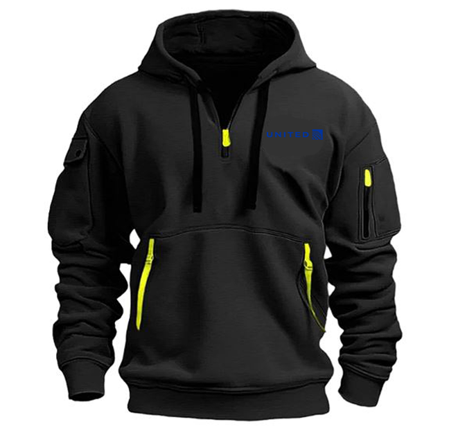 UNITED AIRLINE HOODED JACKET PULLOVER