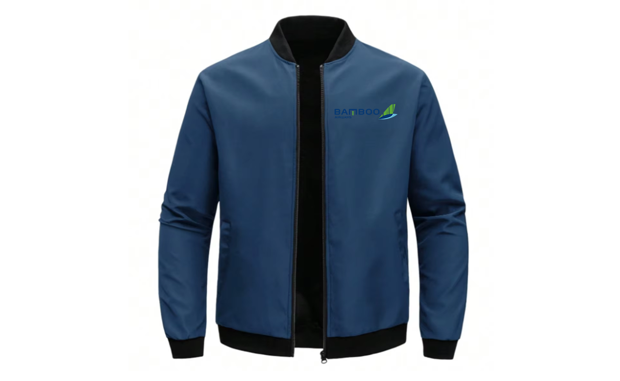 BAMBOO AIRLINES LOOSE SOLID COLOR JACKET