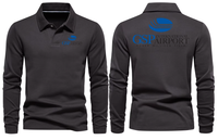 Thumbnail for AER GSP AIRPORT LONG SLEEVE  POLO