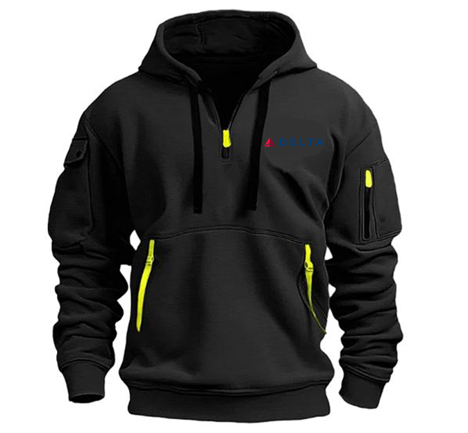 DELTA AIRWAYS HOODED JACKET PULLOVER