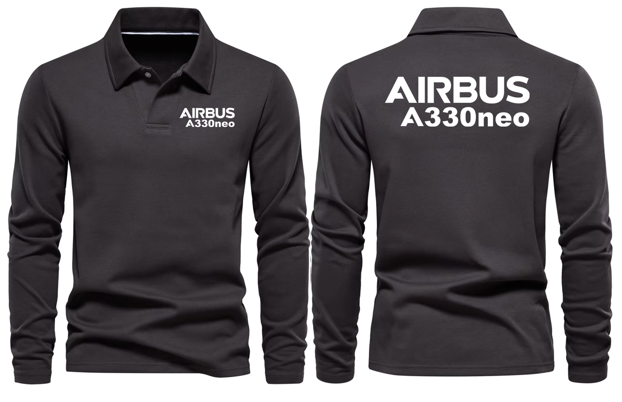 AIRBUS A330 NEO LONG SLEEVE  POLO