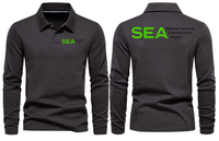Thumbnail for AER SEA AIRPORT LONG SLEEVE  POLO