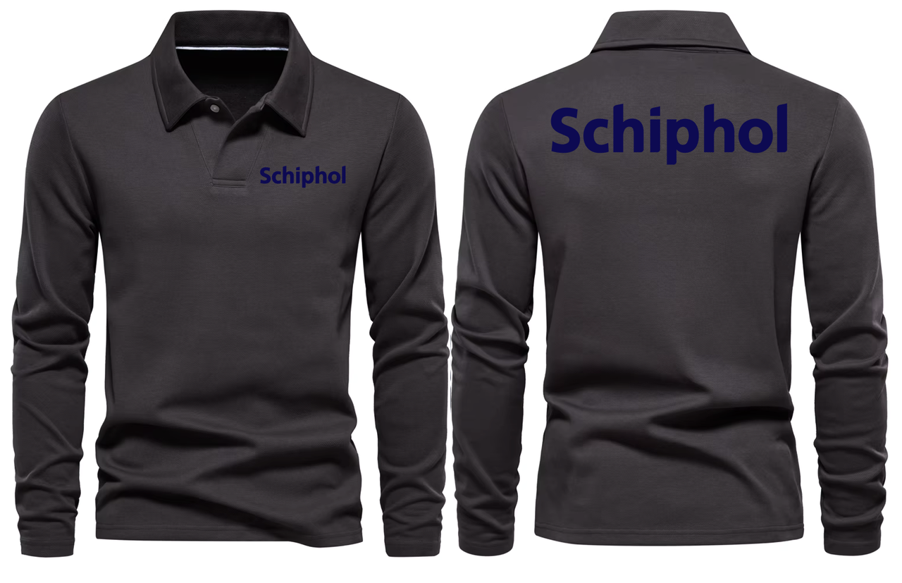 SCHIPHOL AIRPORT LONG SLEEVE POLO