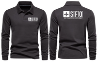 Thumbnail for SFO AIRPORT LONG SLEEVE POLO