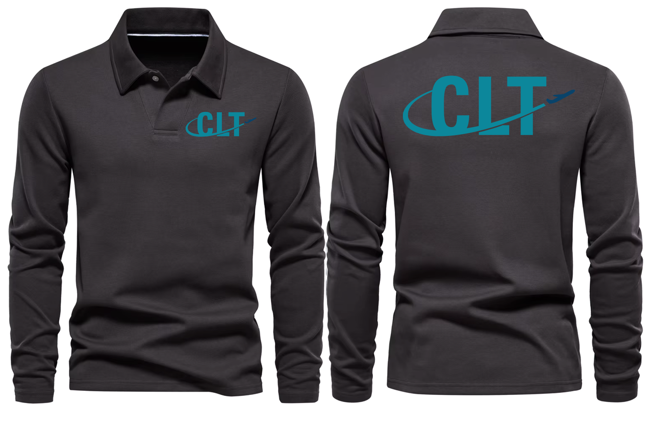 AIR CLT AIRPORT LONG SLEEVE  POLO