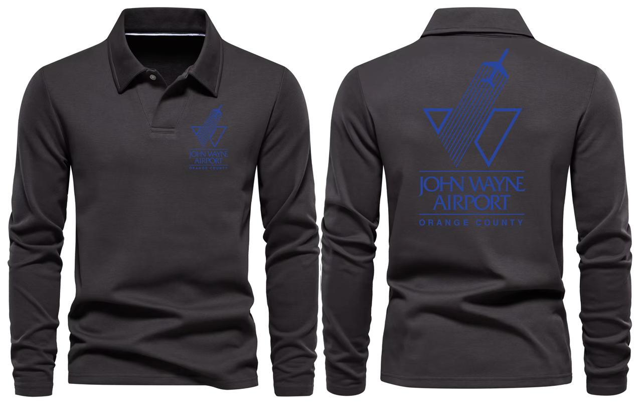 JOHAN WAYNE AIRPORT LONG SLEEVE  POLO