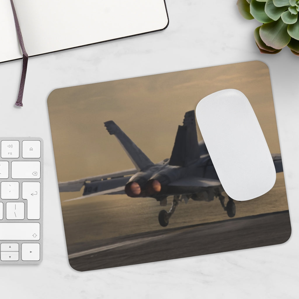 AVIATION RUNWAY MORNING -  MOUSE PAD Printify