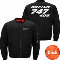 Thumbnail for Boeing 747 400 Ma-1 Bomber Jacket Flight Jacket Aviator Jacket THE AV8R