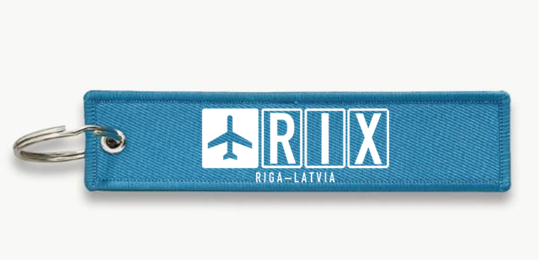 RIX AIRPORT KEY CHAIN