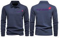 Thumbnail for AIR VIRGIN ATLANTIC LONG SLEEVE  POLO