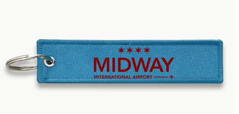 MIDWAY AIRPORT KEY CHAIN