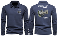 Thumbnail for BOEING 747 GENX LONG SLEEVE  POLO
