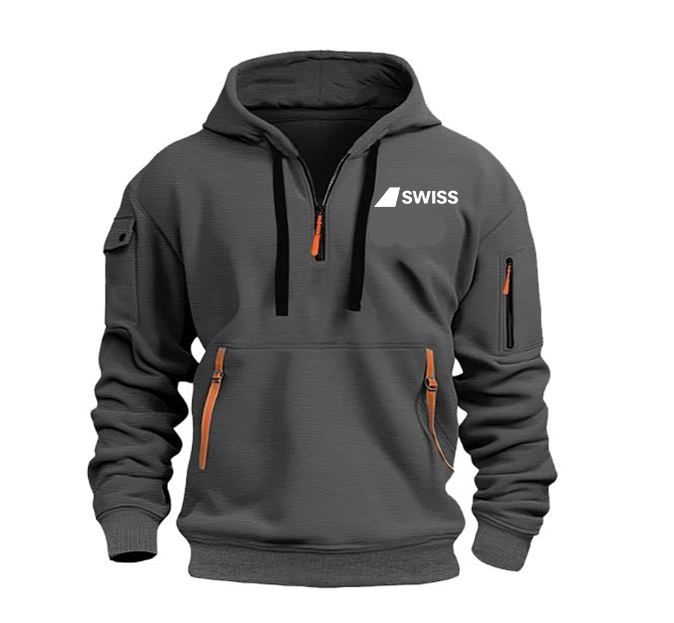 SWISS AIRLINE HOODED JACKET PULLOVER