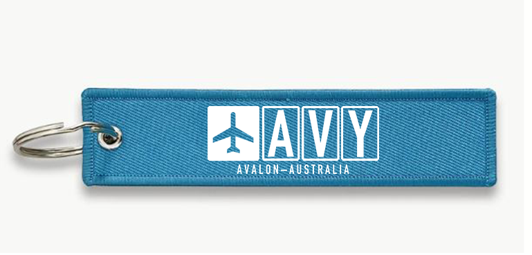 AVY AIRPORT KEY CHAIN