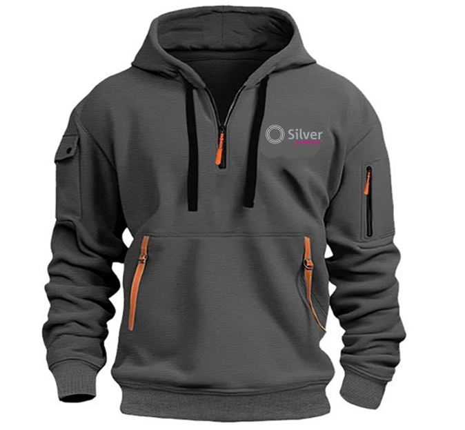 SILVER AIRWAYS AIRLINE HOODED JACKET PULLOVER