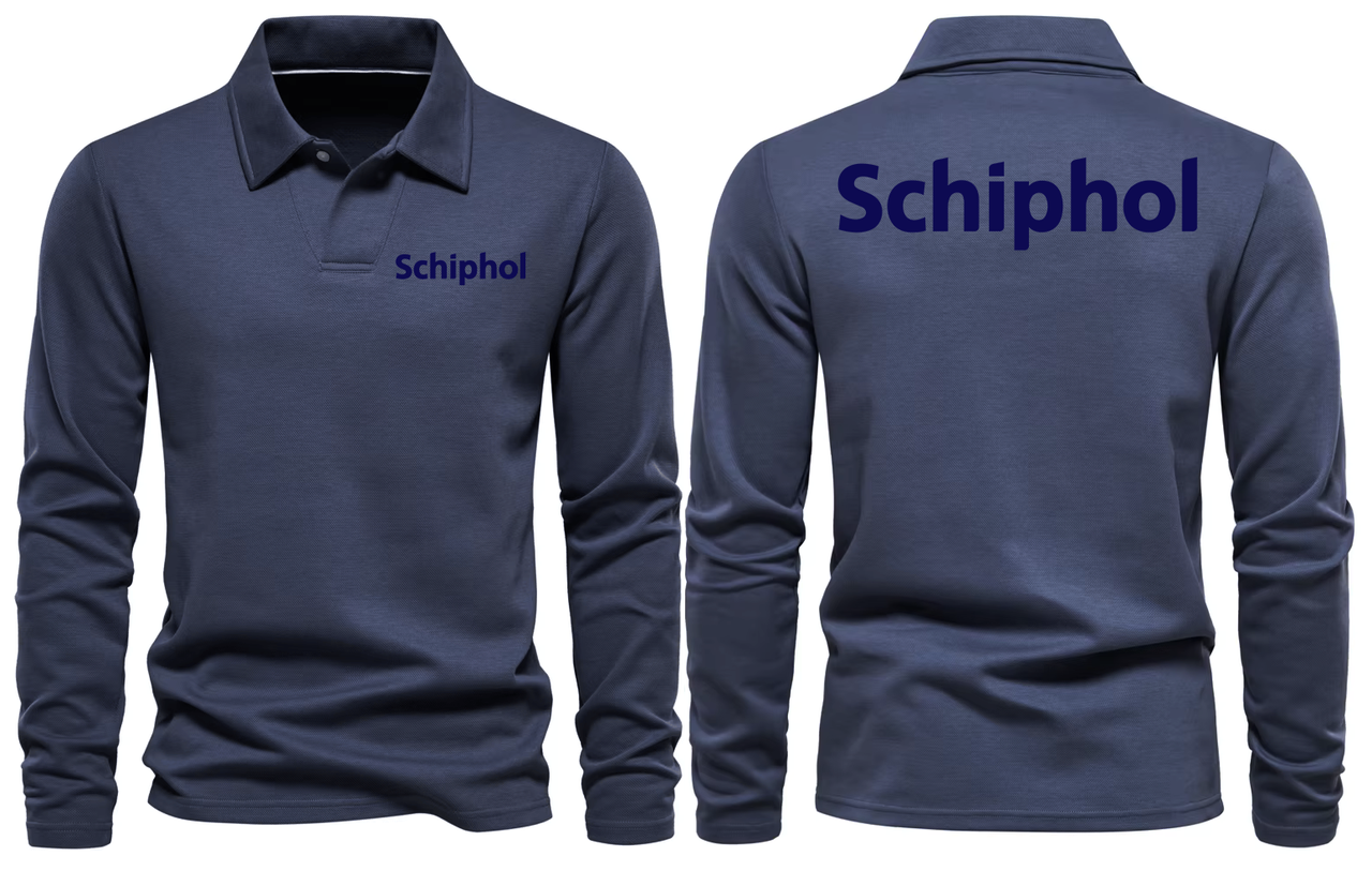 SCHIPHOL AIRPORT LONG SLEEVE POLO