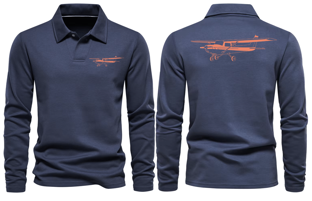 CESSNA LONG SLEEVE  POLO