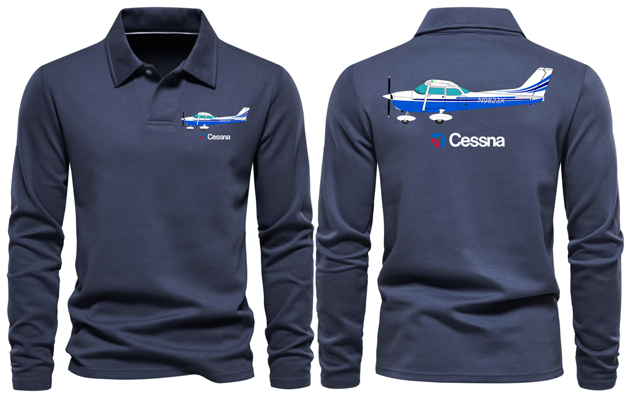 CESSNA LONG SLEEVE  POLO