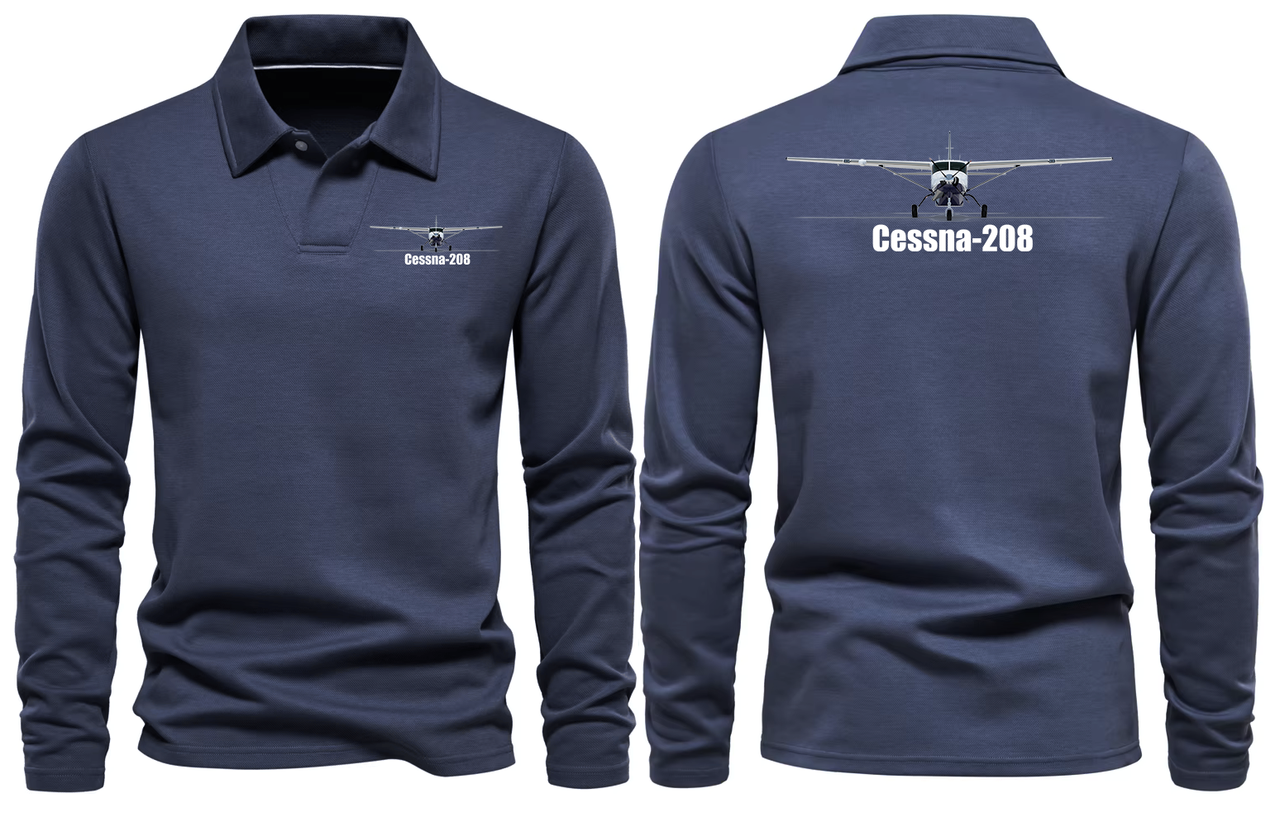 CESSNA 208  LONG SLEEVE  POLO