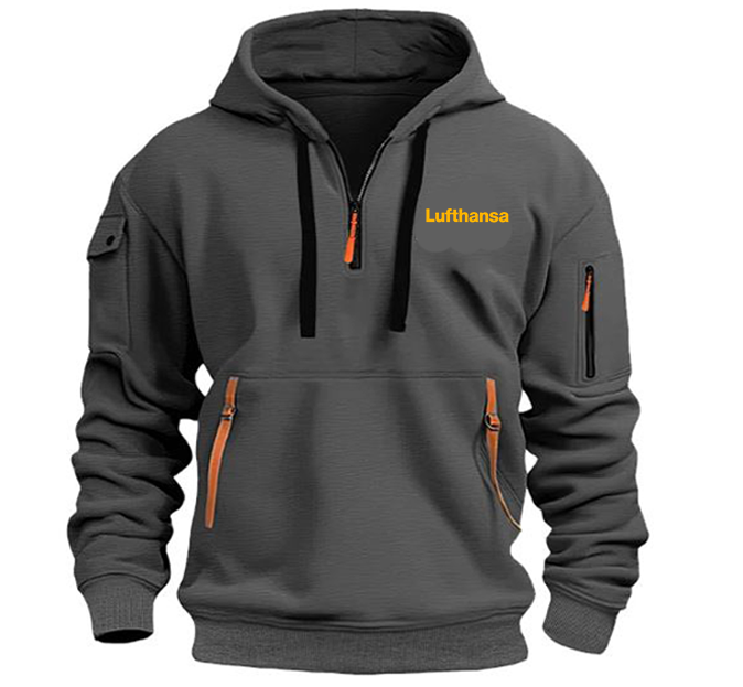 LUFTHNSA AIRWAYS HOODED JACKET PULLOVER