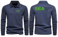 Thumbnail for AER SEA AIRPORT LONG SLEEVE  POLO