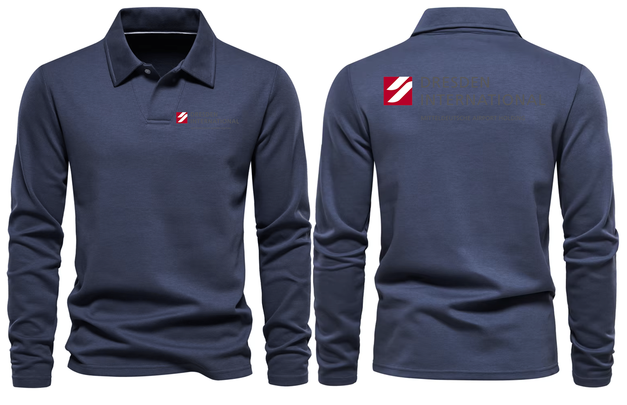 AER DREDEN AIRPORT LONG SLEEVE  POLO