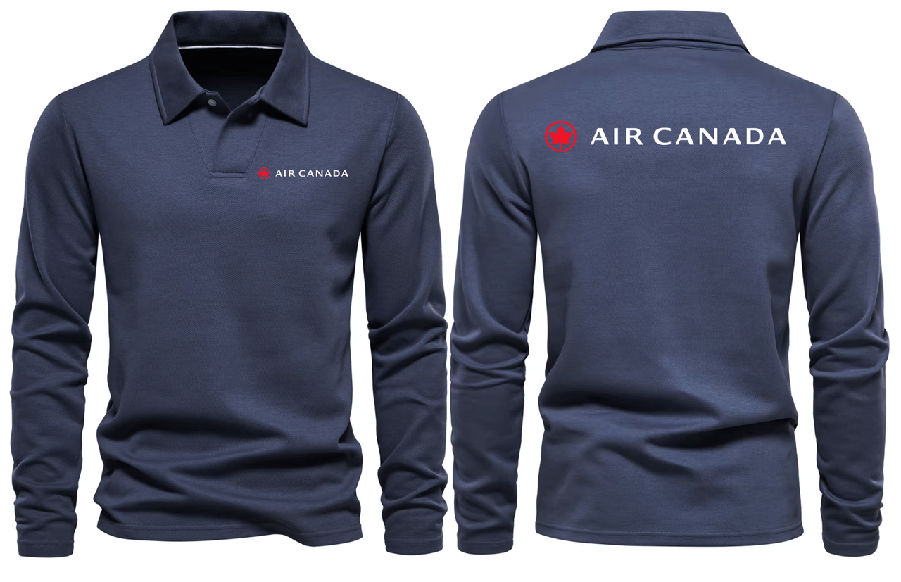 CANADA AIRLINES LONG SLEEVE  POLO