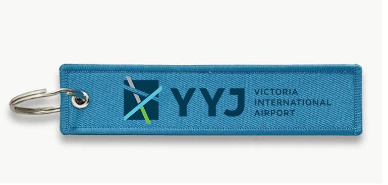 YYJ AIRPORT KEY CHAIN