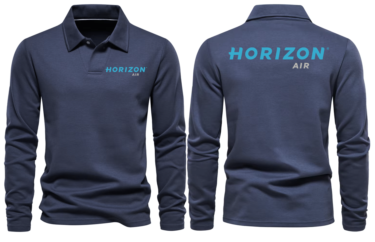 HORIZON AIRPORT LONG SLEEVE  POLO